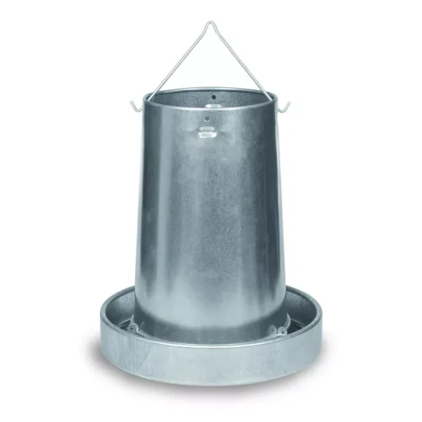 Mangeoire galvanisée ronde 10Kg