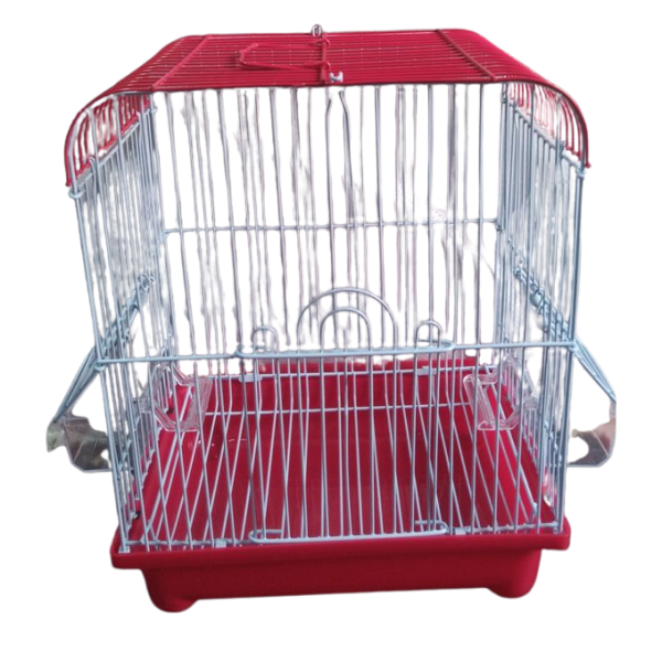 Petite cage pour un oiseau Rouge