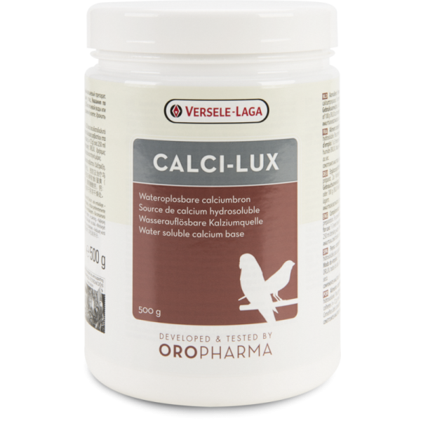 Oropharma Calci-Lux 500gr - Source de calcium hydrosoluble - oiseaux